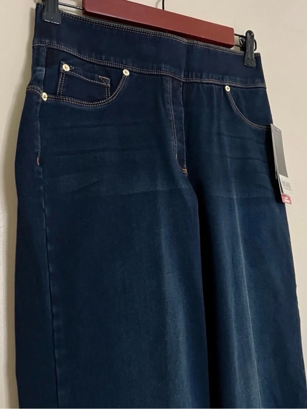Investment Wide Leg Dark Blue Women's Jeans
